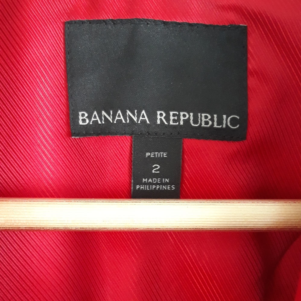 Banana Republic Red Wool, Size 2 - Picture 3 of 11